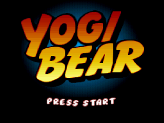 Yogi Bear title screen for Super Famicom